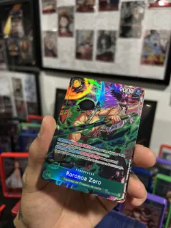 2025 ONE PIECE FRENCH A FIST OF DIVINE SPEED TREASURE RARE RORONOA ZORO NM - Image 2