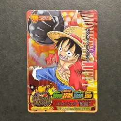 S7766 Monkey D. Luffy IC3-01 SR One Piece Berry Match Carddass Card YJ27 - Image 1