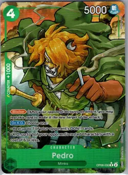 Pedro (Alternate Art) OP08-030 English Two Legends - One Piece Card - NM - Image 1
