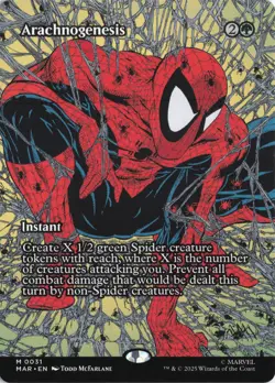 Arachnogenesis (Borderless) #0031 Mythic - MTG MAR Marvel Eternal-Legal - Image 1