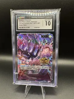 One Piece 2025 Jap. Katakuri Charlotte 3rd Anniversary Set Super Rare CGC 10 - Image 3