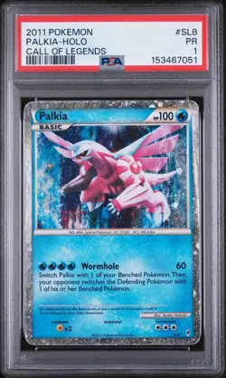 PSA 1 PR 2011 Pokemon Call of Legends SHINY Palkia Holo Foil Rare SL8 - Image 1