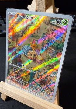 Pokemon TCG Bramblin 198/193 Illustration Rare – Paldea Evolved – Near Mint - Image 1