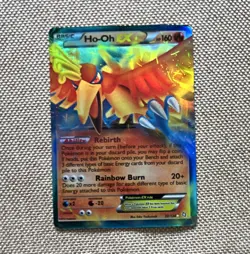 Ho-Oh EX 22/124 Dragons Exalted Ultra Rare Full Art Holo English 2012 160 HP - Image 1