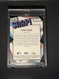 Shohei Ohtani 2023 Topps Pristine - Oh, Snap! #OS-13 Refractor Insert - Image 2
