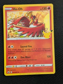 Ho-Oh 001/025 Holo Rare Celebrations NM - Image 1
