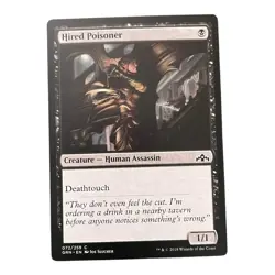 MTG Magic the Gathering Hired Poisoner (72/291) Guilds of Ravnica NM - Image 1