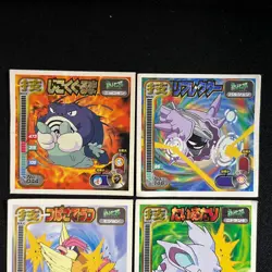 Pokemon Sticker seal Japanese amada Nintendo 6sets lots 1998 "NM~EX"_10 - Image 2