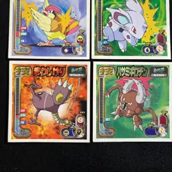 Pokemon Sticker seal Japanese amada Nintendo 6sets lots 1998 "NM~EX"_10 - Image 4