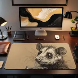 Cute Possum Ramen Playmat - Kawaii Anime Style Gaming Mat for MTG, YuGiOh, TCG - Image 2