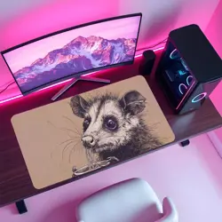 Cute Possum Ramen Playmat - Kawaii Anime Style Gaming Mat for MTG, YuGiOh, TCG - Image 4