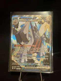 Pokemon Archaludon ex 241/191 SV08 Surging Sparks Special Illustration Rare - Image 1