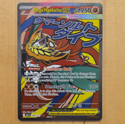 Nintendo Mega Hawlucha EX 268/217 Secret Rare Full Art Holo EN Ancient Origins - Image 1