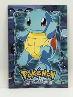 1999 Topps Pokemon Squirtle #E7 of 12 Stage 1 Movie Edition Blue Topps Logo - Image 1