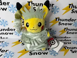 Pokemon NYC Exclusive Pokemon Center Statue of Liberty Pikachu Plush - Image 1