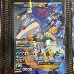 Pokemon TCG Team Aqua's Kyogre EX 6/34 Double Crisis Ultra Rare Holo ENG 2015 - Image 1