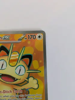 Meowth ex 107/088 Me03: Perfect Order Holo Pokemon Card TCG - Image 4