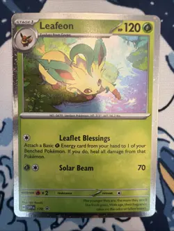 Leafeon (Cosmos Holo) 170 Holo Promo Scarlet & Violet Promo Pokemon NM - Image 1