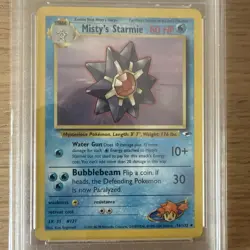 Misty’s Starmie MGC 9 - Gym Heroes Pokemon Card - Image 2