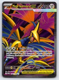 Mega Skarmory ex 106/088 Ultra Rare Perfect Order Pokemon Holo Near Mint - Image 1