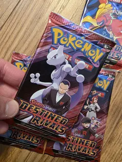 Pokemon TCG Destined Rivals Booster Pack X 4 - Complete Art Set - New & Sealed - Image 2
