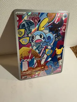 Pokemon TCG Sobble Holo Promo 054 Mega Evolution Promo EN Basic HP 70 - Image 2