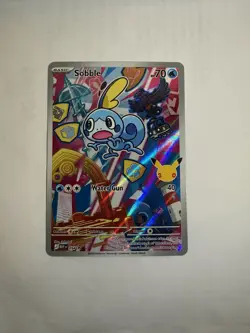 Pokemon TCG Sobble Holo Promo 054 Mega Evolution Promo EN Basic HP 70 - Image 3