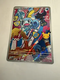 Pokemon TCG Sobble Holo Promo 054 Mega Evolution Promo EN Basic HP 70 - Image 4