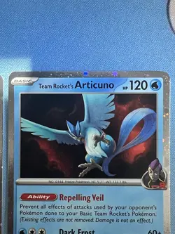 Pokemon Destined Rivals Rocket's Articuno Tyranitar Zapdos Cosmos Holo NM - Image 4