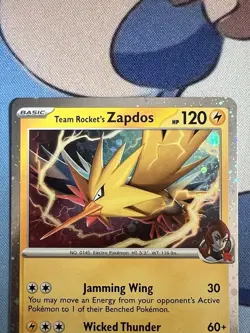 Pokemon Destined Rivals Rocket's Articuno Tyranitar Zapdos Cosmos Holo NM - Image 5