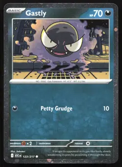 Pokemon TCG Gastly (Cosmos Holo) Holo Miscellaneous Cards & Products 123/217 NM - Image 1