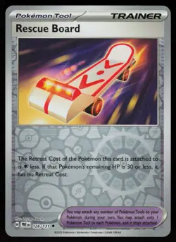 Rescue Board 126/131 Uncommon Prismatic Evolutions Pokemon Reverse Holo NM - Image 1