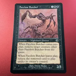 Faceless Butcher - Torment #60/143 MTG Magic The Gathering LP - Image 2