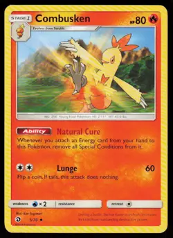 Combusken 5/70 Uncommon Dragon Majesty Pokemon Near Mint - Image 1