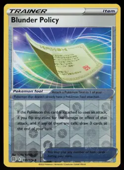 Blunder Policy 131/172 Uncommon Brilliant Stars Pokemon Reverse Holo LP - Image 1