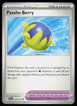 Passho Berry 184/191 Uncommon Surging Sparks Pokemon Near Mint - Image 1