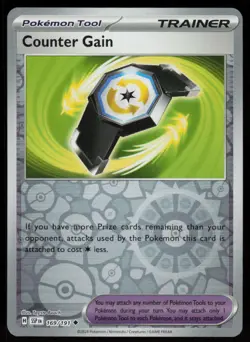 Counter Gain 169/191 Uncommon Surging Sparks Pokemon Reverse Holo Near Mint - Image 1