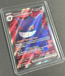 Gengar EX 193/162 Temporal Forces Ultra Rare Full Art Holo Pokemon Card TCG NM - Image 3