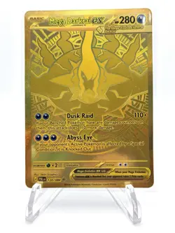 2026 Pokemon Mega Darkrai ex NM Gold Hyper Rare 120/084 Pitch Black English - Image 1