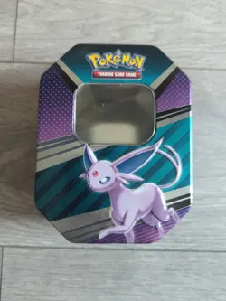 Official pokemon Nintendo Espeon trading card tin - Image 1