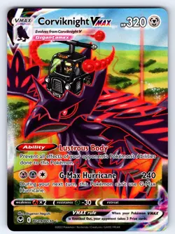 Corviknight VMAX TG19/TG30 Holo Silver Tempest Trainer Gallery Pokemon NM - Image 1