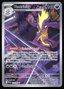 Toxtricity 103/094 NM Phantasmal Flames Illustration Rare Pokemon - Image 1