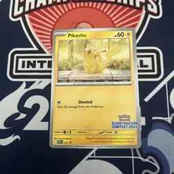 Pikachu SVP 214 - Illustration Contest 2024 - Promo - Pokemon TCG - Image 1