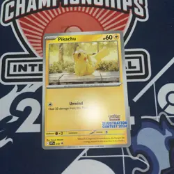 Pikachu SVP 214 - Illustration Contest 2024 - Promo - Pokemon TCG - Image 2