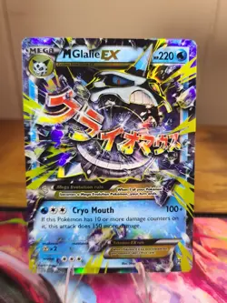 Pokemon M Glalie EX 35/162 Breakthrough Mega Holo Rare EX 220 - Image 1