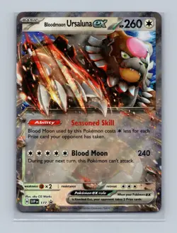 Bloodmoon Ursaluna ex 177 Holo Promo Scarlet & Violet Promo Pokemon Near Mint - Image 1