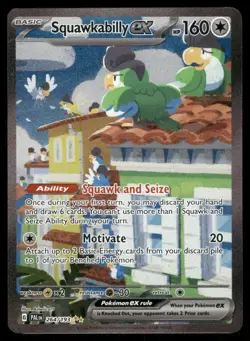 Pokemon Cards Squawkabilly ex 264/193 Holo Paldea Evolved NM - Image 1