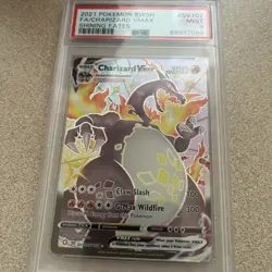 2021 Pokemon Shining Fates Charizard Vmax SV107/072 PSA 9 - Image 1