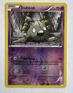 Pokemon TCG Plasma Storm Trubbish 65/135 Reverse Holo - Image 1