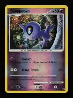 Shuppet 110/132 Reverse Holo Common Secret Wonders Pokemon Cards - Image 1